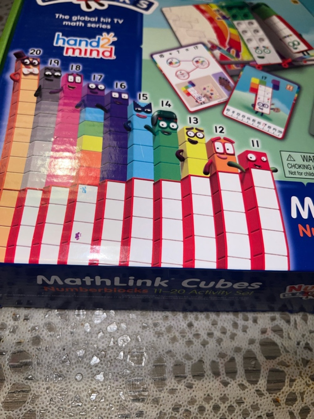 MathLink Cubes 11-20 Activity Set - Blue - Picture 2 of 8